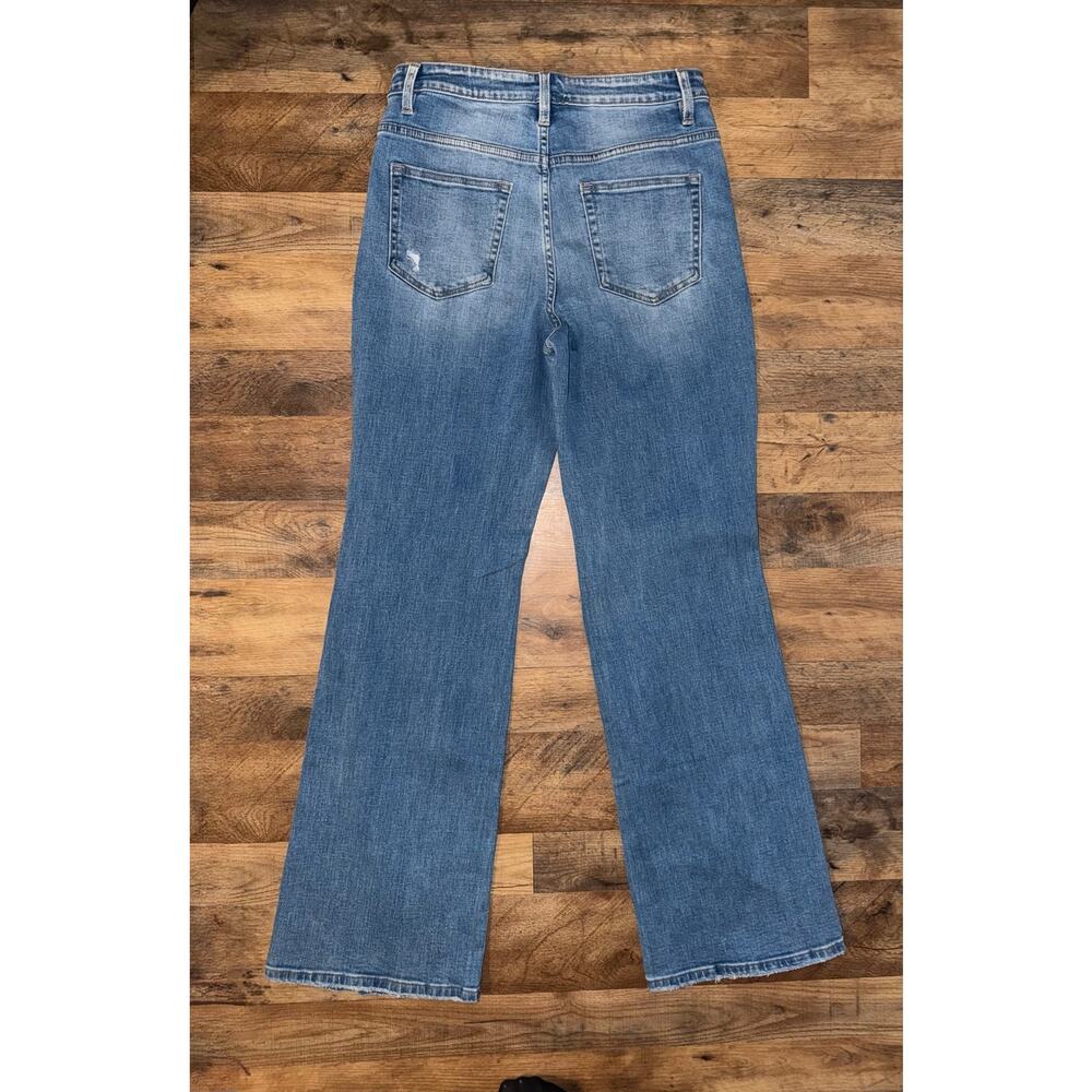 Fly monkey women’s distressed flare jeans - Picture 11 of 16